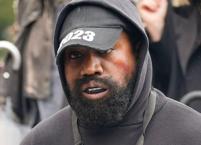Kanye West attends Givenchy SS23 show