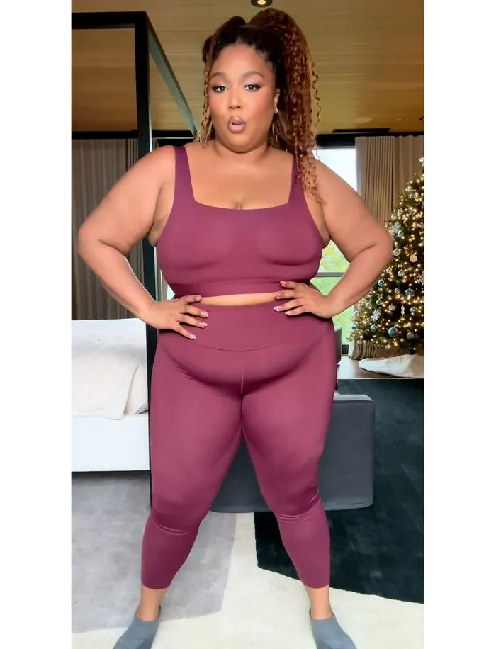 Lizzo in workoutwear