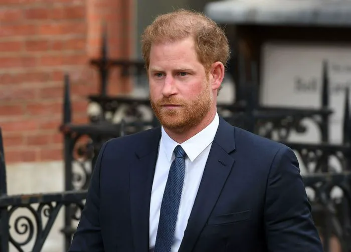 Prince Harry leaving High Court