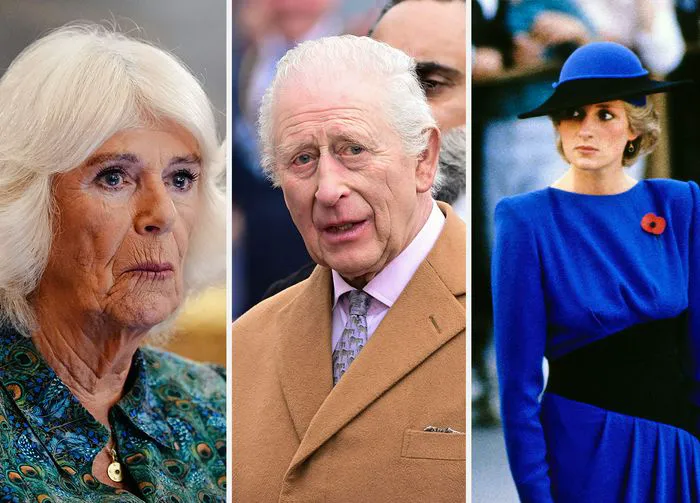 King Charles and Queen Camilla and Princess Diana
