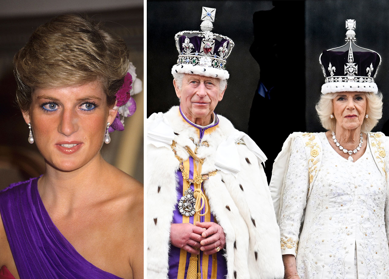 Princess Diana, Queen Camilla and King Charles