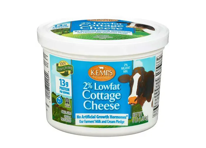 Low-fat cottage cheese by Kemps available at Sam's Club.