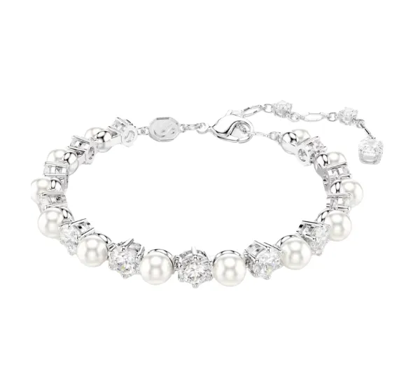 Swarovski Matrix Tennis Bracelet sparkling on wrist