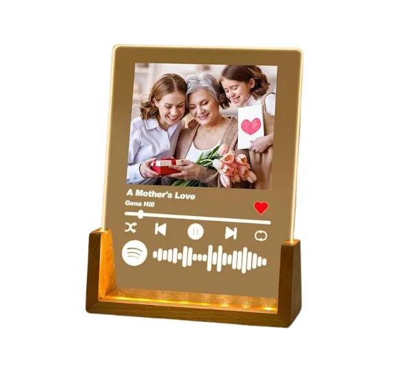 Personalized Spotify plaque for unique gift moments