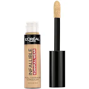 Maybelline concealer tube on a white background