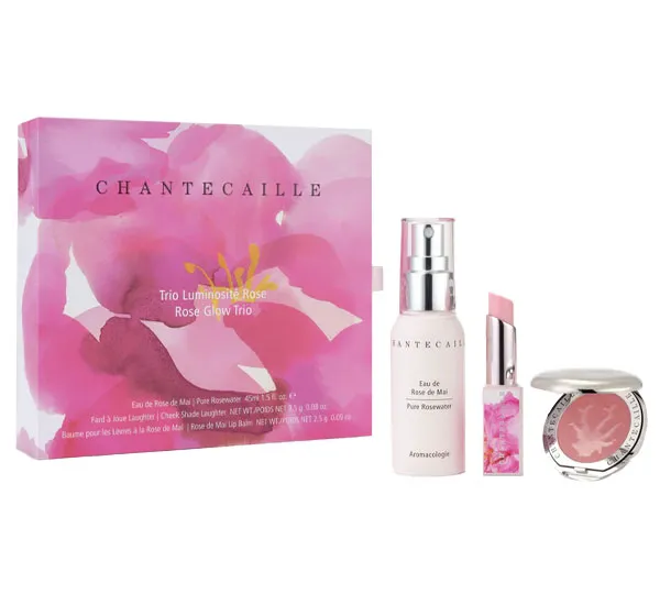 Chantecaille Rose Glow Trio for radiant skin