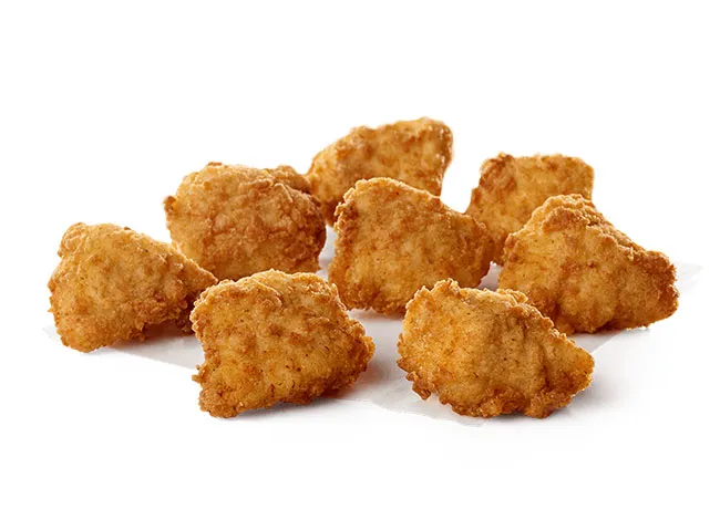 Delicious 8-count Chick-fil-A nuggets in a box