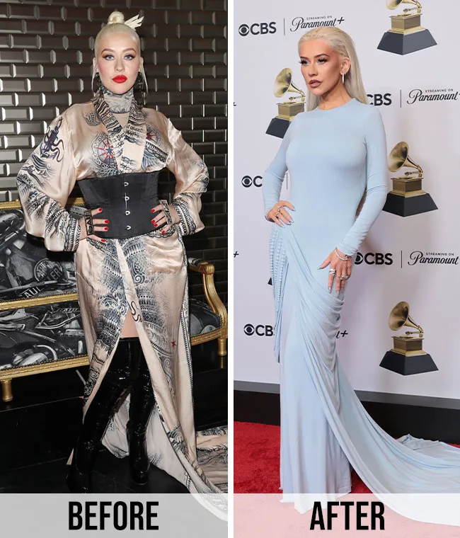 Christina Aguilera weight loss before and after