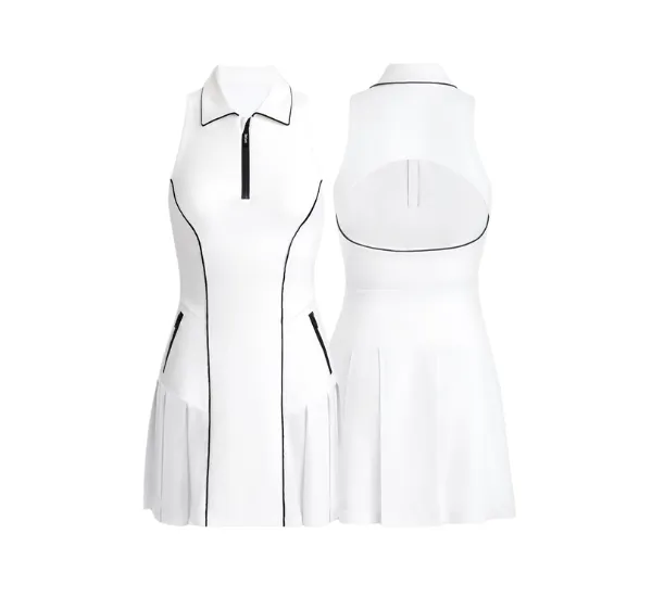 GFORE Stretch Hybrid Ops pleated dress in vibrant color