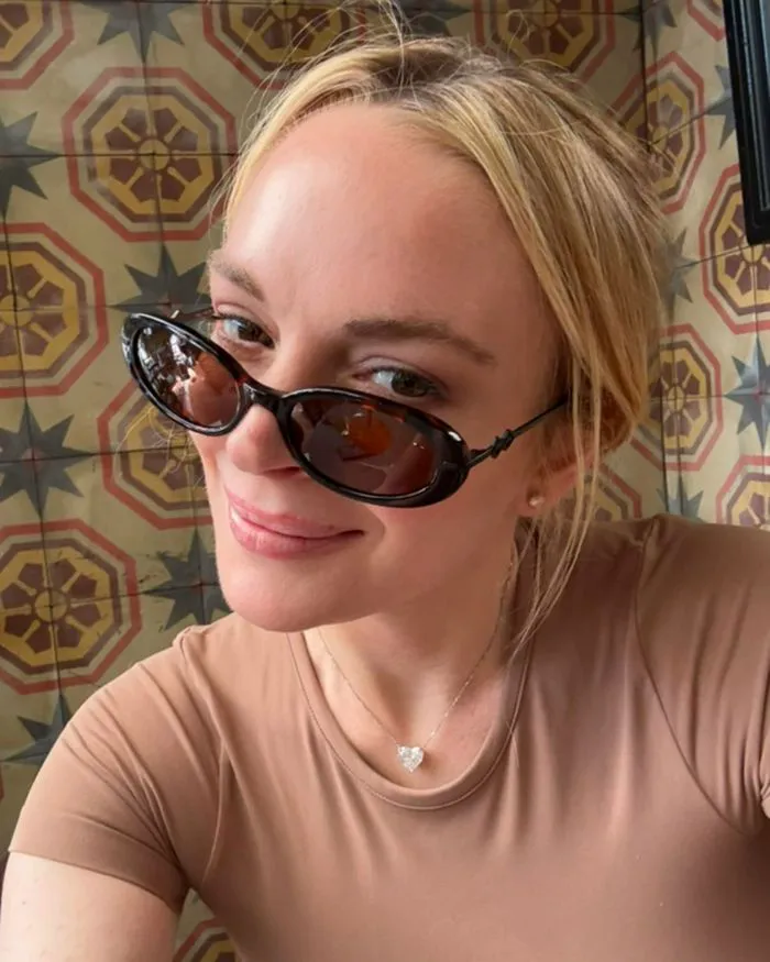 Lindsay Lohan selfie