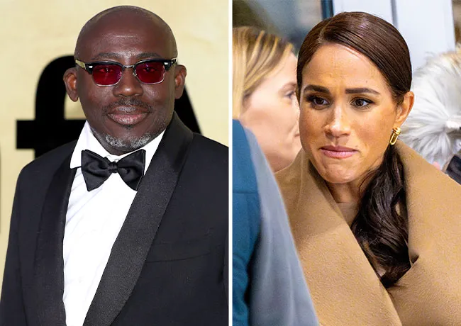 Meghan Markle and Edward Enninful