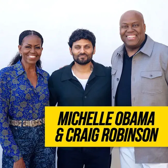 Michelle Obama and brother Craig Robinson on Jay Shetty podcast