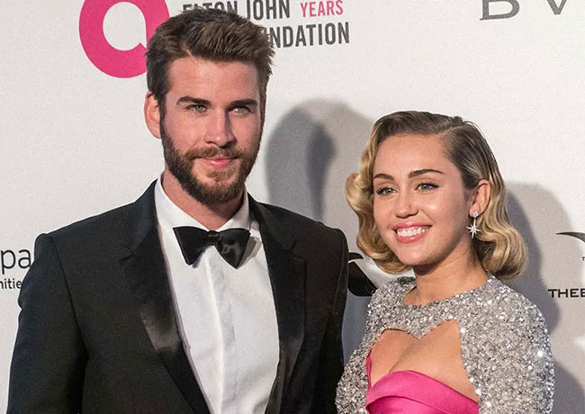 Miley Cyrus and Liam Hemsworth