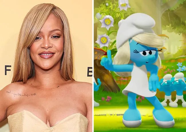 rihanna smurfette
