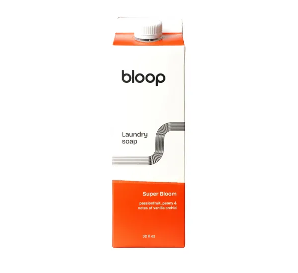 Bloop laundry soap for eco-friendly cleaning.