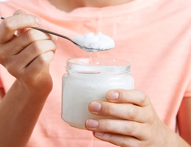 jar of coconut oil