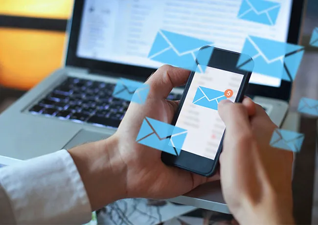 person-opening-email-attachments