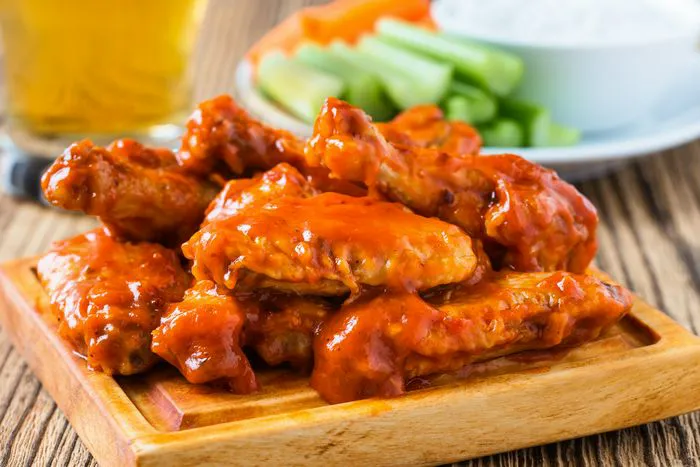 Assorted dipping sauces for appetizers.