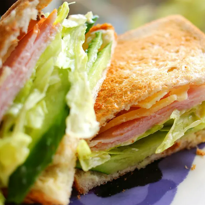 white bread toast sandwich