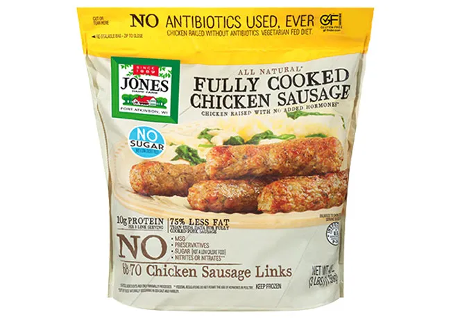 "Jones Farm Chicken Sausages from Costco"