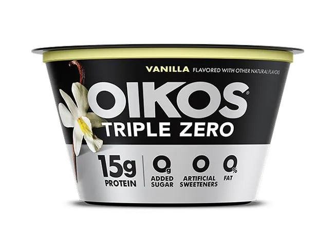 "Oikos Triple Zero Yogurt Cups from Costco"