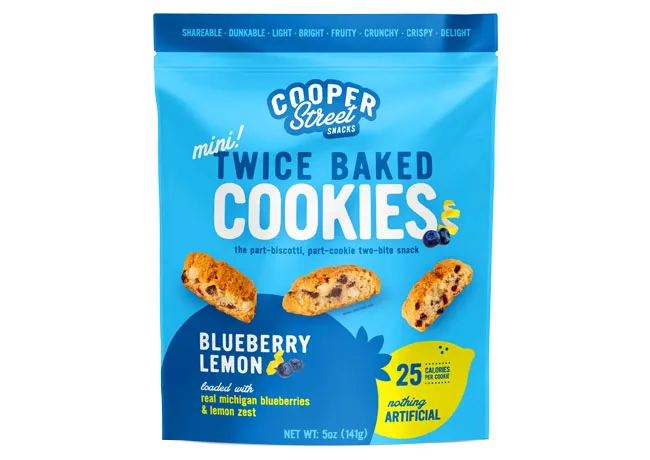 "Twice Baked Blueberry Lemon Cookies from Costco"
