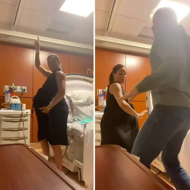 Prince Harry and Meghan Markle dancing throwback hospital video