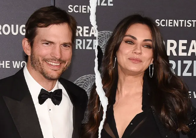 Mila Kunis and Ashton Kutcher ripped photo