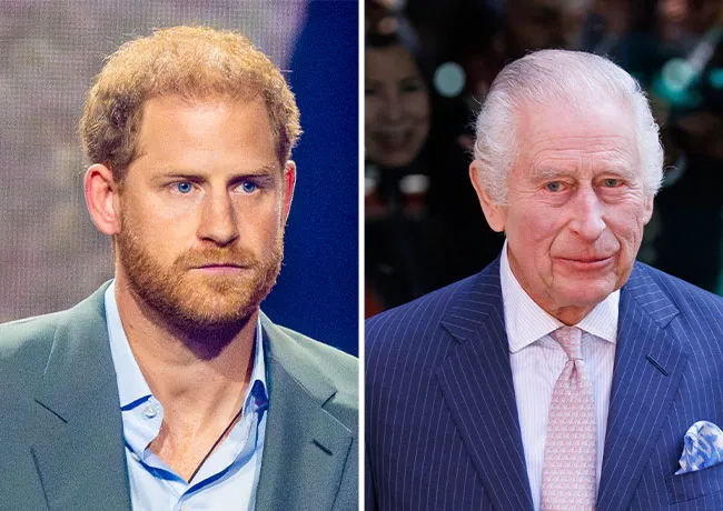 Prince Harry and King Charles
