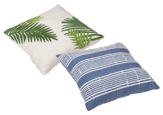 Decorative indoor/outdoor pillow from Costco's Brentwood Originals collection.