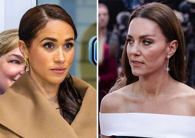 Meghan Markle and Kate Middleton
