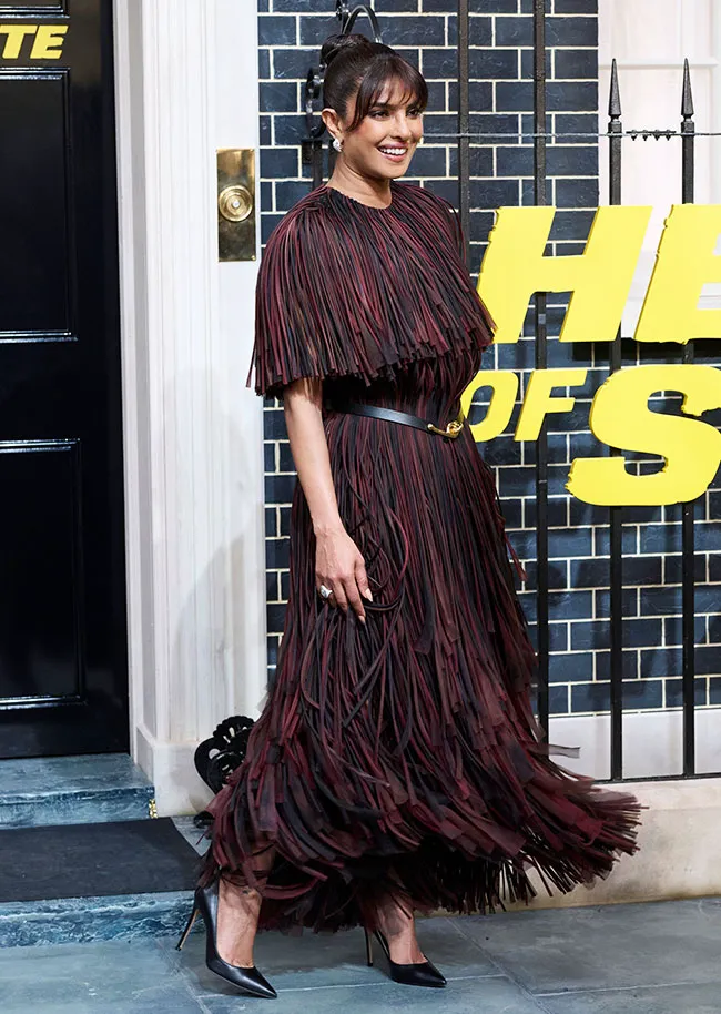 Priyanka Chopra at the Heads of State film premiere event.