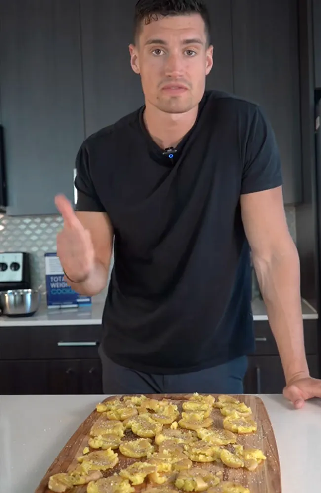Delicious smashed potatoes recipe by Dr. Johnny Hadac