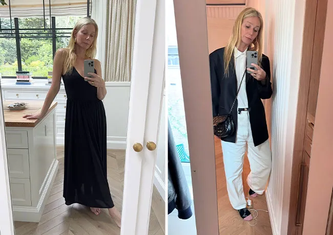 Gwyneth Paltrow Instagram mirror selfies