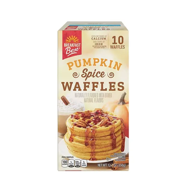 "Aldi Pumpkin Spice Waffles"