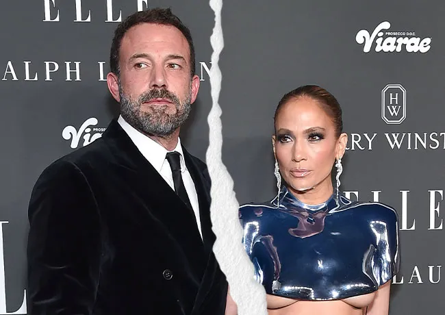 Ben Affleck and Jennifer Lopez split photo