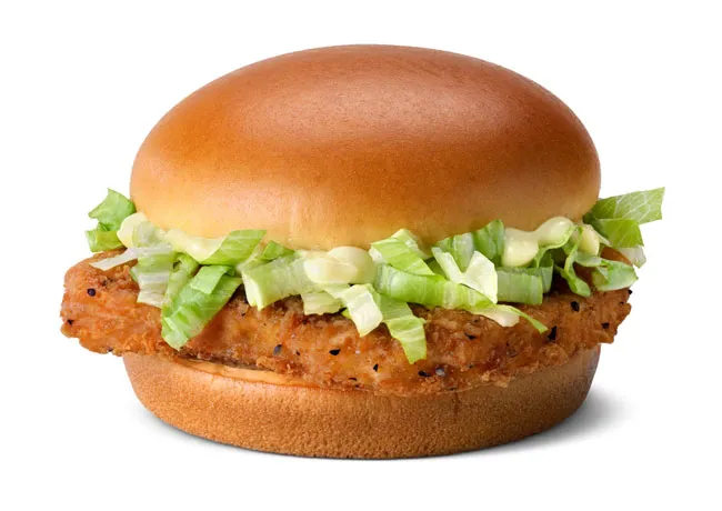 Delicious McChicken® chicken sandwich ready to enjoy