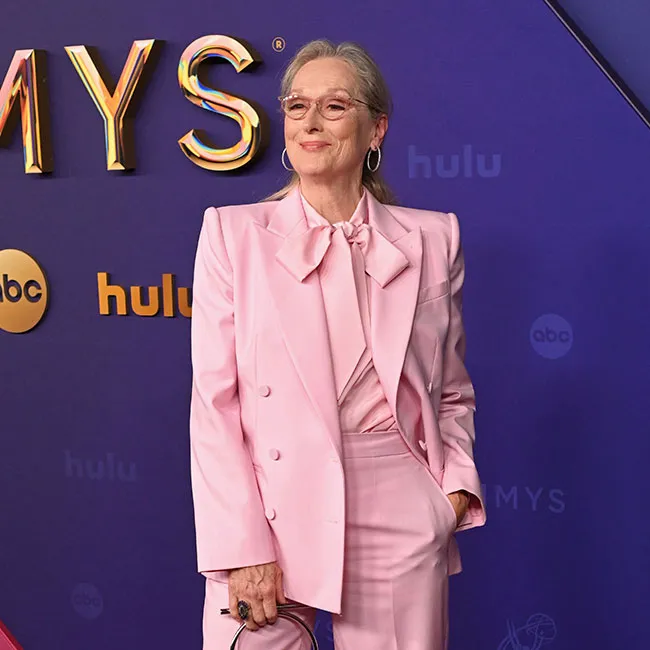Meryl Streep attending the 2024 Emmy Awards in elegant attire.