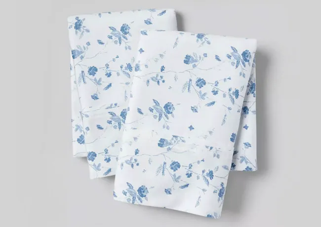 400-thread count printed pillowcase set from Threshold.