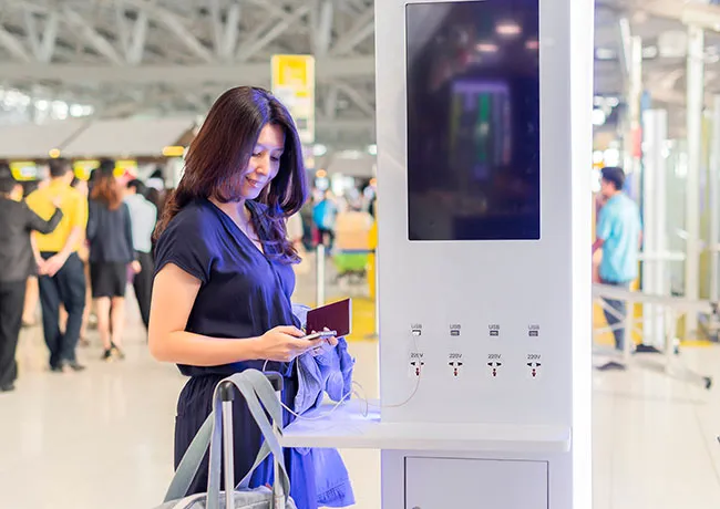 woman-charging-phone
