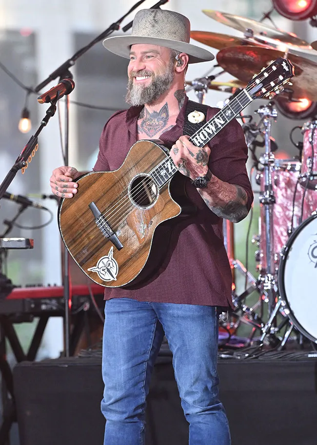 Zac Brown Band performing live on NBC's Today Show in July 2025.