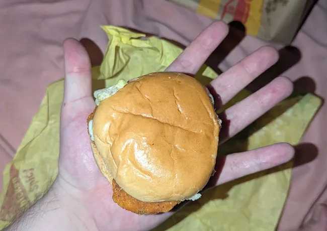 McChicken sandwich trending on Reddit discussion forum