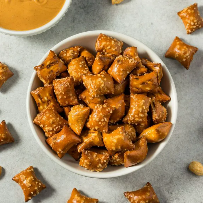 peanut butter-filled pretzels