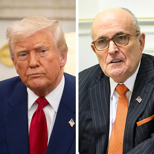 "Donald Trump and Rudy Giuliani together"