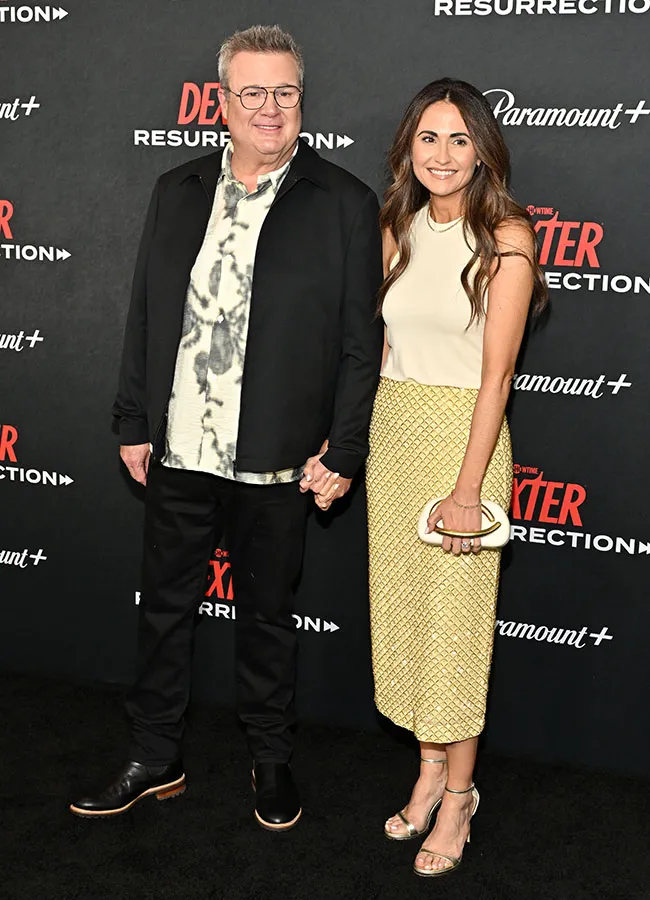 Eric Stonestreet and wife at Dexter resurrection premiere event.