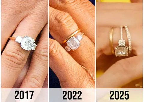 Meghan Markle engagement rings over the years