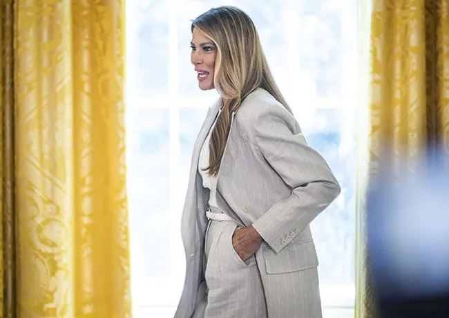 "Melania Trump at the White House AI Taskforce Meeting"