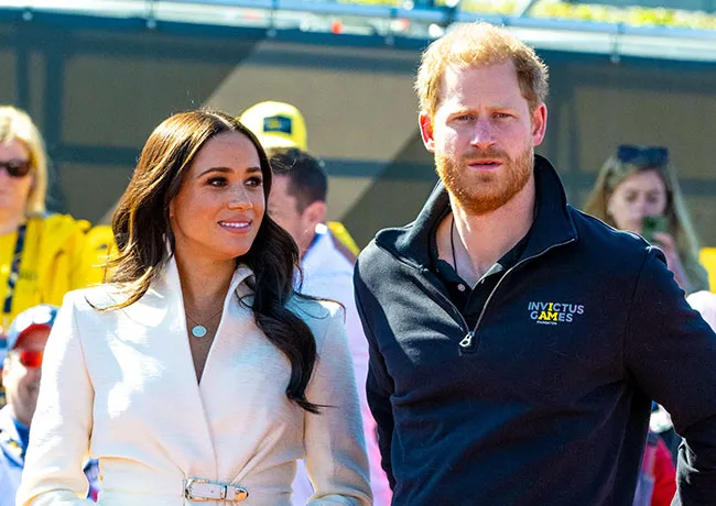 Prince Harry and Meghan Markle at Invictus Games 2023.