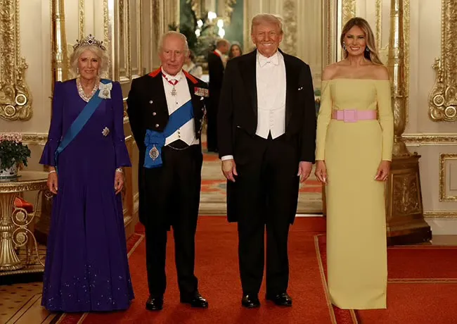 "Melania Trump and Donald Trump at the United Nations"