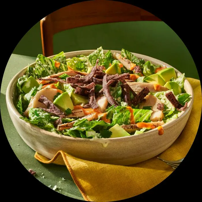Woman enjoying a healthy salad